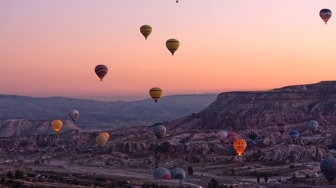 Air-balloons - it is worth to try to get to Cappadocia from Istanbul