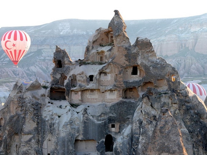 In November air balloons do fly in Cappadocia