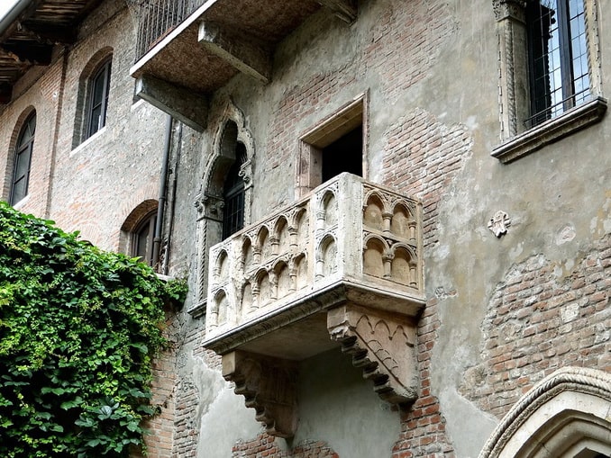 Juliet's house is a main attraction of Verona
