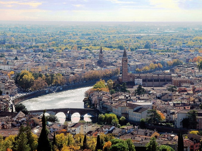 There are a lot of attractions in the old city of Verona