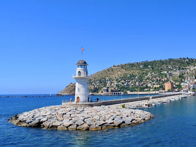 Lighthouse in Alanya - one of the most prominent sights