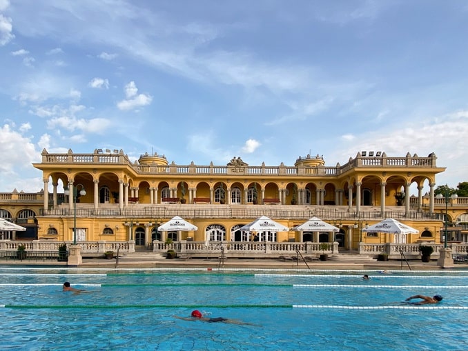 Visiting the thermal baths in Budapest is a great way to spend a day!