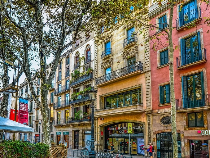 April is the best time to visit Barcelona.