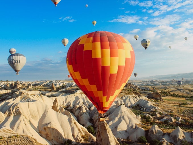 There is not so warm in Cappadocia in early March