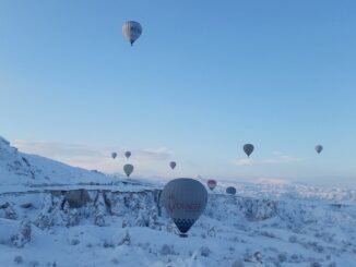 At New Year Cappadocia looks fabulous
