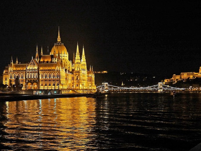 Budapest - magically illuminated in June