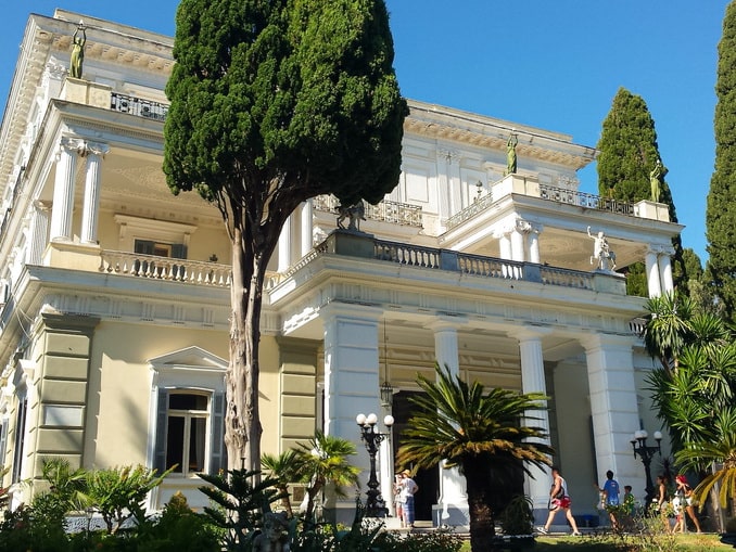 Achillion Palace is one of the most visited attractions in Corfu