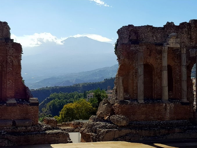 From Taormina, you can see one of Mount Etna's most stunning views/ 