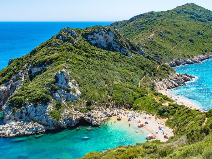 Porto Timoni has some of the best beaches in Corfu