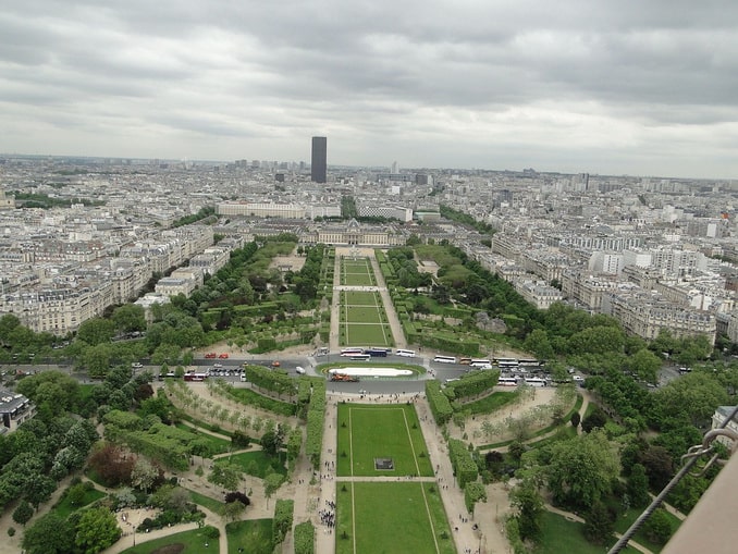 In June, Paris is not as busy as in July