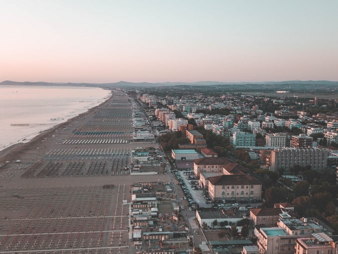The Italian beach resort Rimini is very popular among foreigners