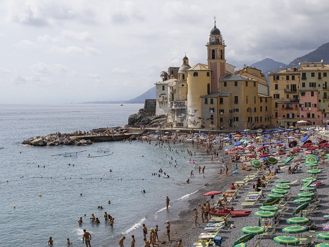 Camogli is one of the most popular beach towns in Liguria