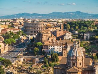 The weather is still very warm in Rome in September