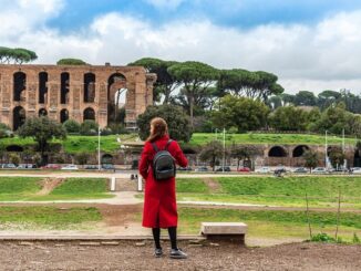In Rome in February, it's warm and sunny